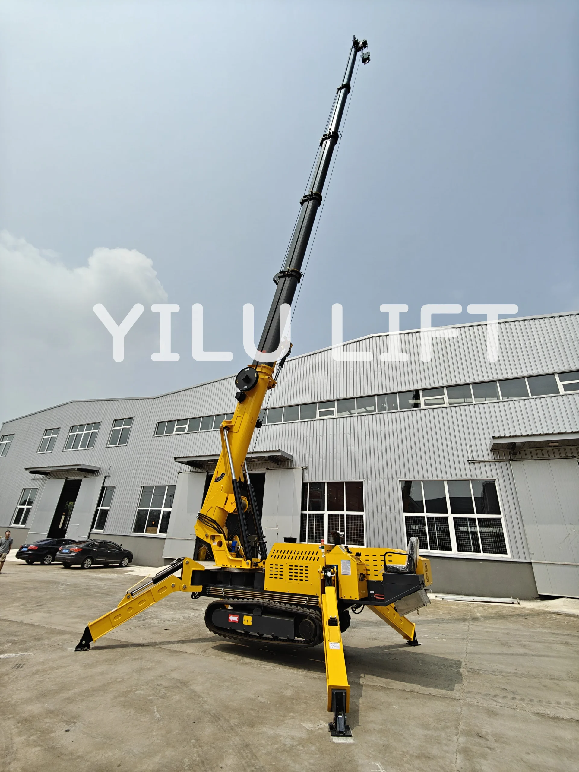 Small Spider Cranes Portable Mini Lifting Crawler Crane