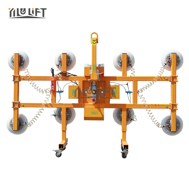 800kg 1200kg 1400kg H Shape Portable Suction Cup Handheld Vacuum Lifter for Glass Handing