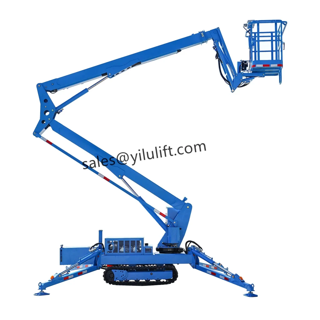10-22m crawler boom lift blue