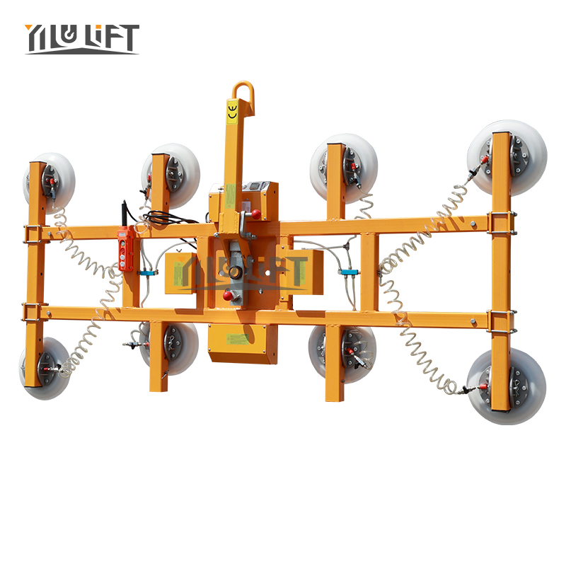 800kg1200kg 1400kg H Shape Heavy Duty Suction Cup Vacuum Lift for Plywood