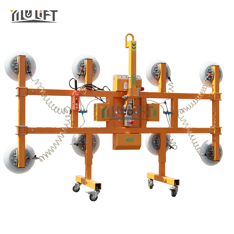 800kg1200kg 1400kg H Shape Heavy Duty Suction Cup Vacuum Lift for Plywood