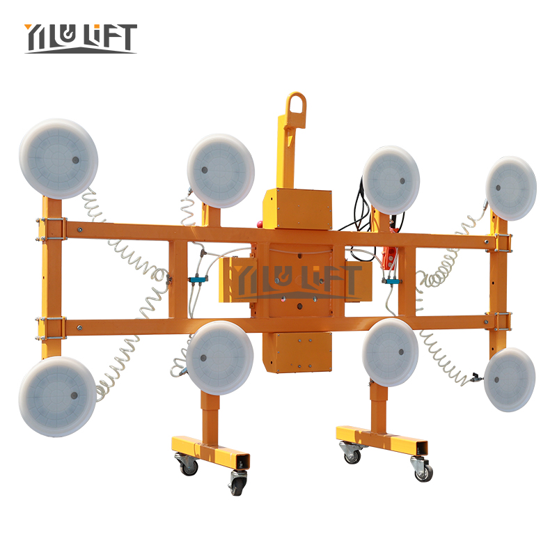 800kg1200kg 1400kg H Shape Heavy Duty Suction Cup Vacuum Lift for Plywood