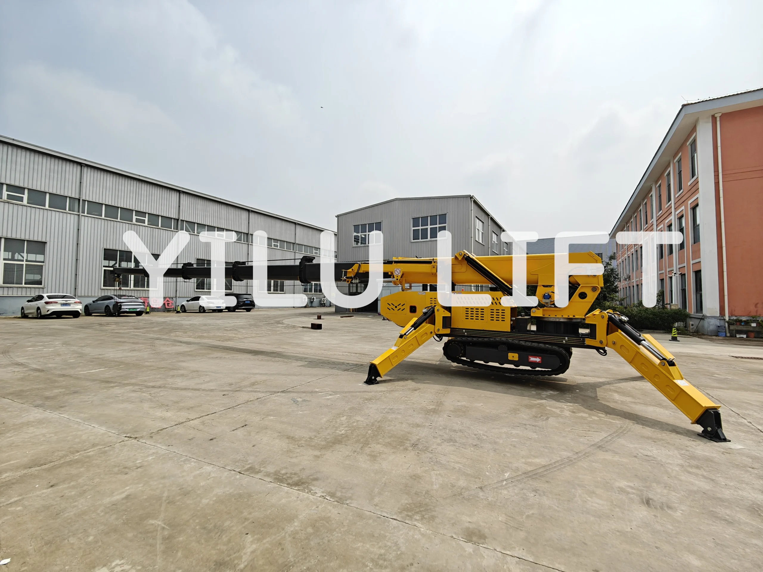 Factory Direct Sales Small Crawler Diesel Spider Crane
