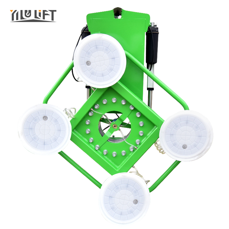 YILU Factory 400kg~1200kg Full Electric Rotation Tilt Vacuum Glass Lifters with CE