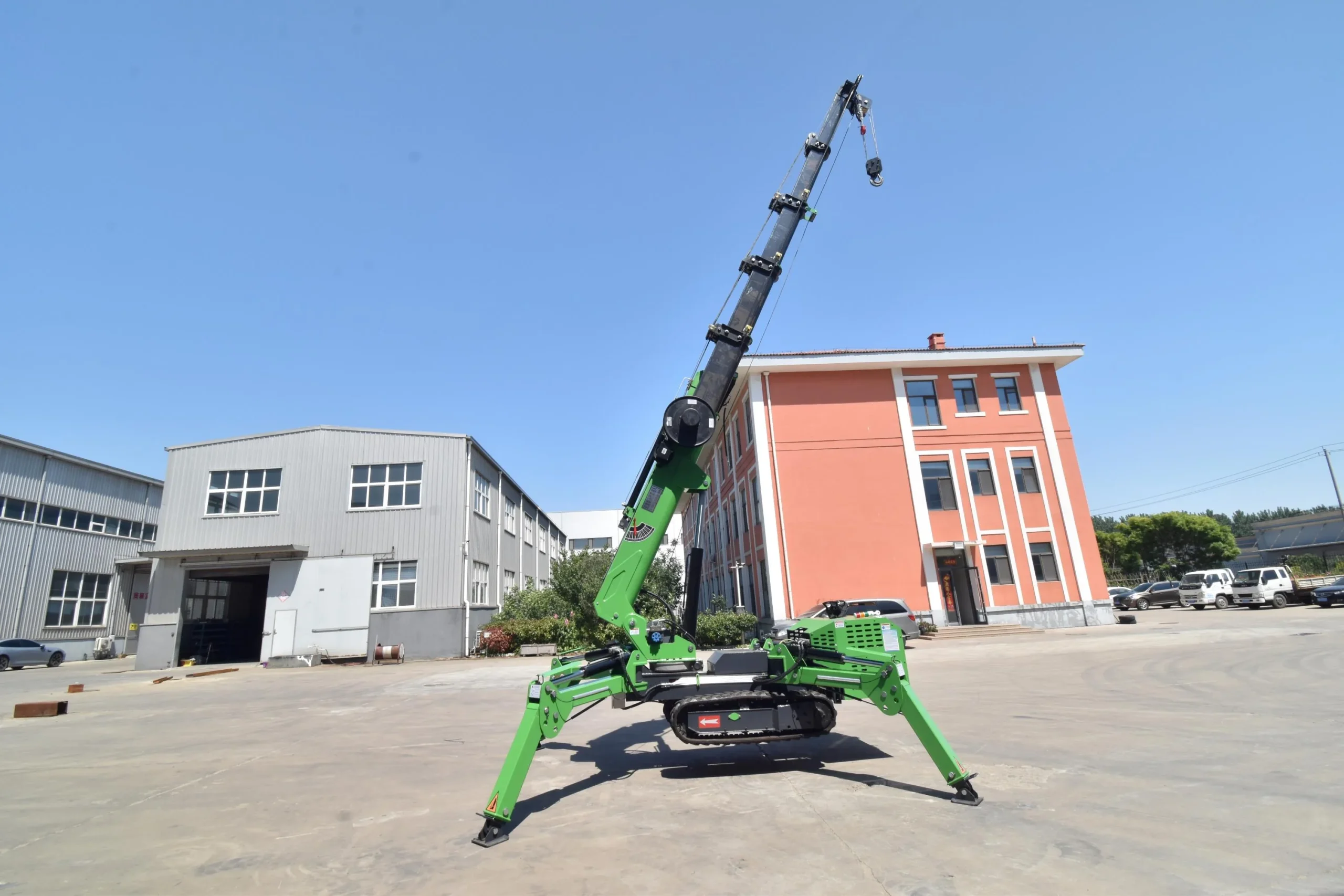 Small Spider Cranes Portable Mini Lifting Crawler Crane
