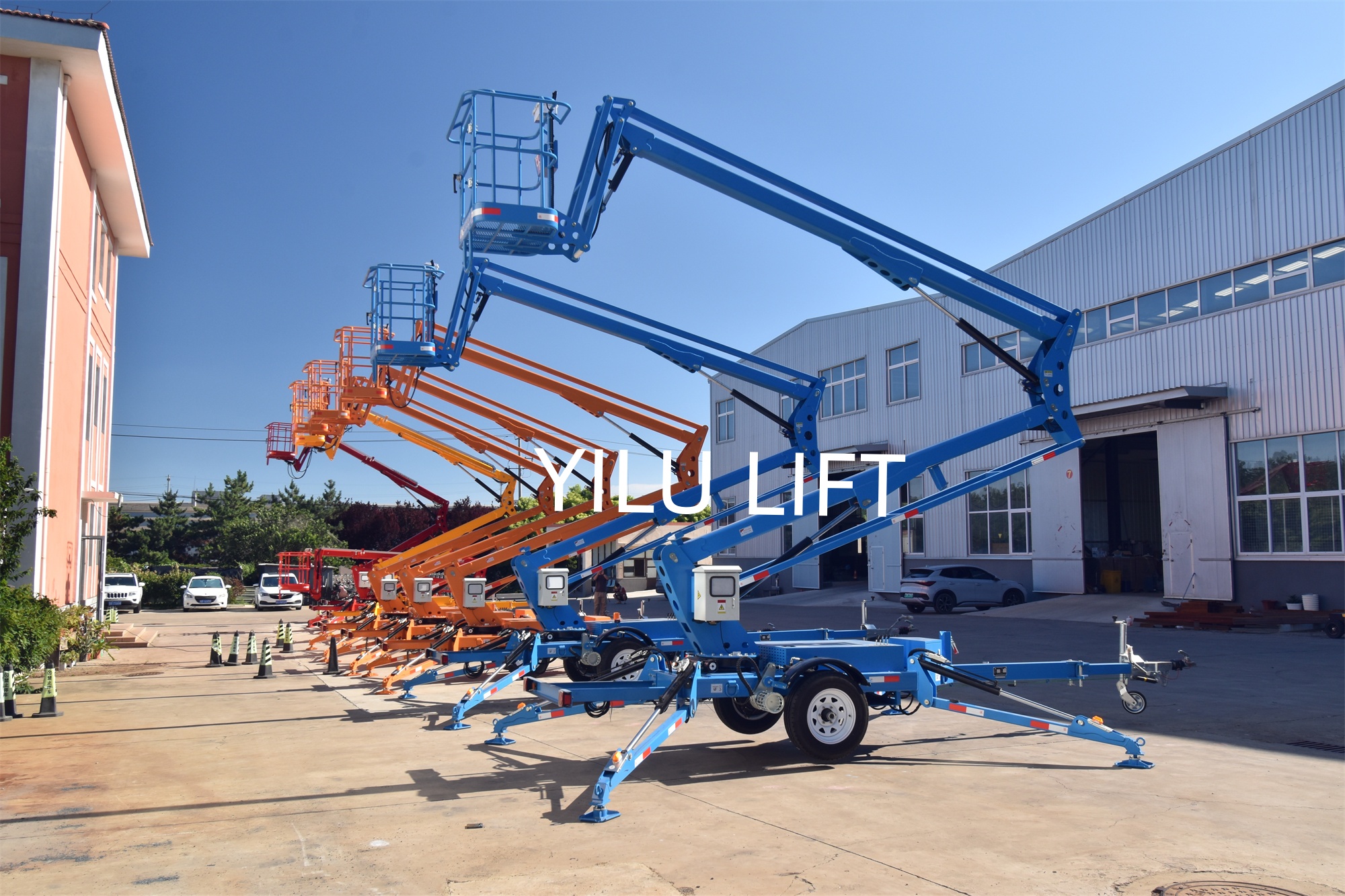 Hydraulic Articulated Boom Lift for Warehouse