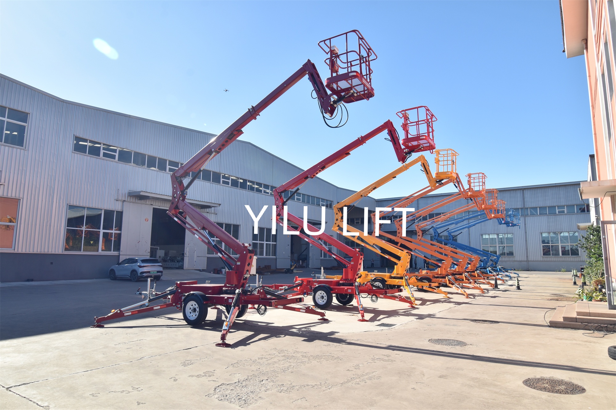 Hydraulic Articulated Boom Lift for Warehouse