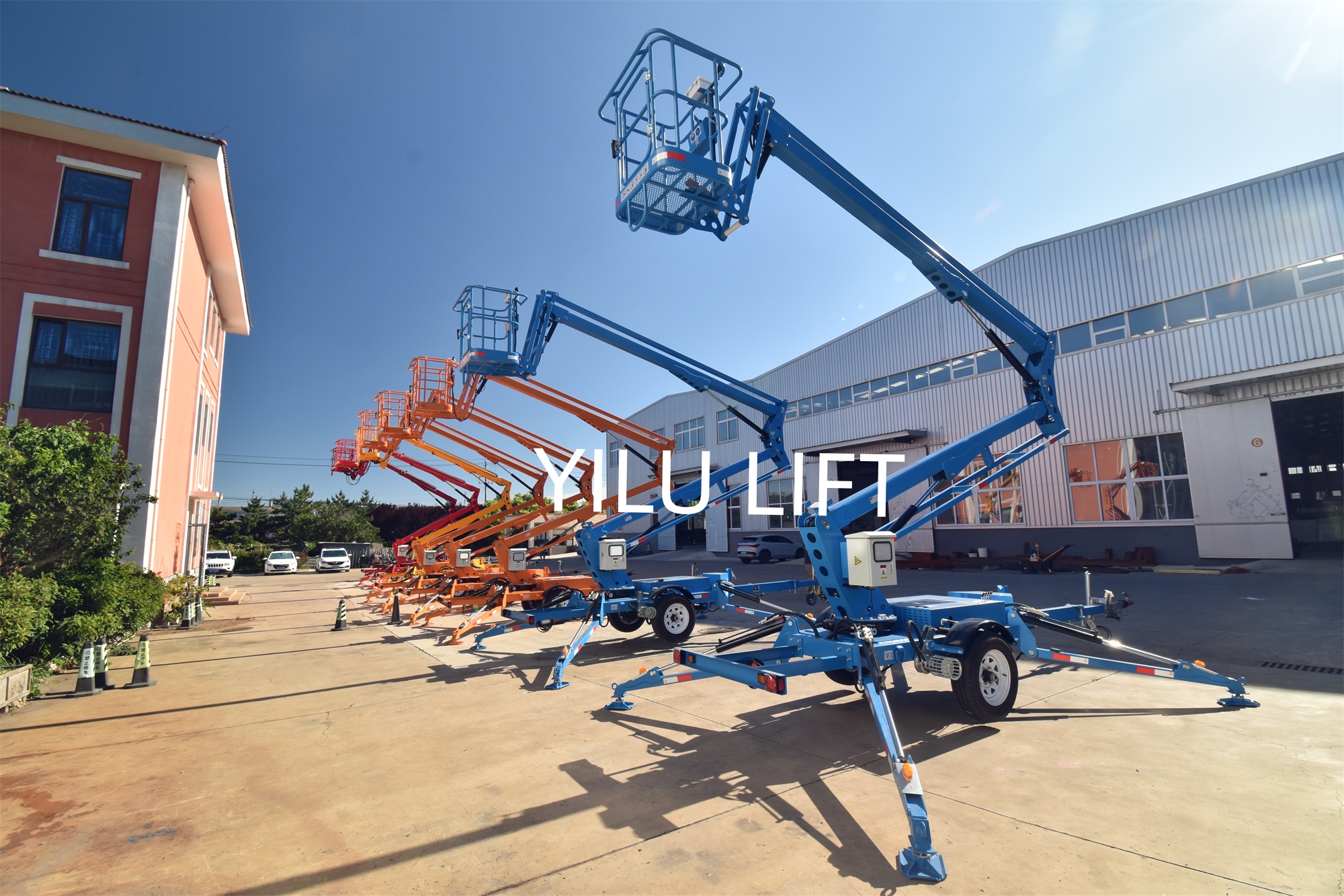 Hydraulic Articulated Boom Lift for Warehouse