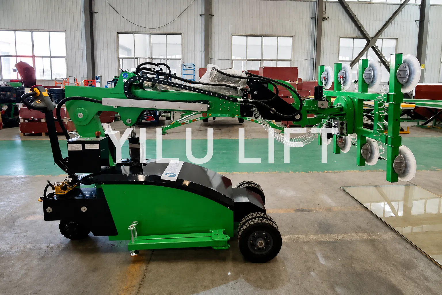 Electric Vacuum Lifter for Indoor Glass Installation