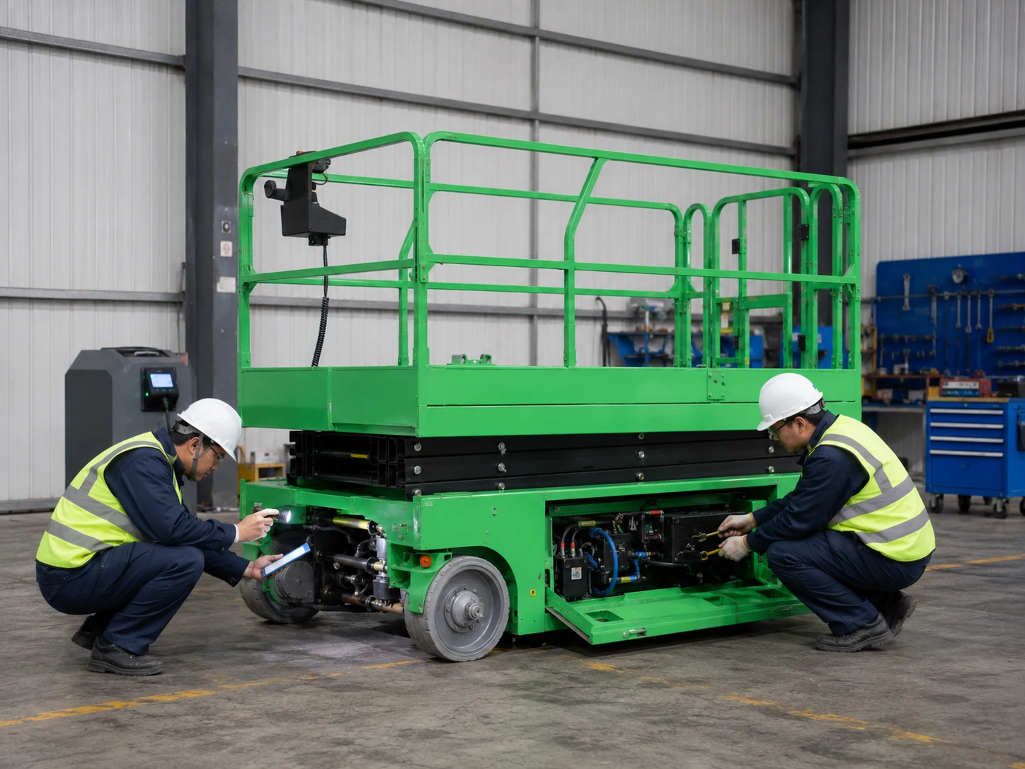 electric-scissor-lift-routine-maintenance