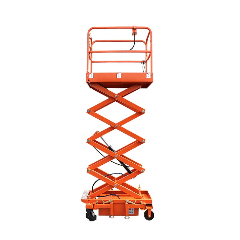mini mobile scissor lift for factory and warehouse maintenance