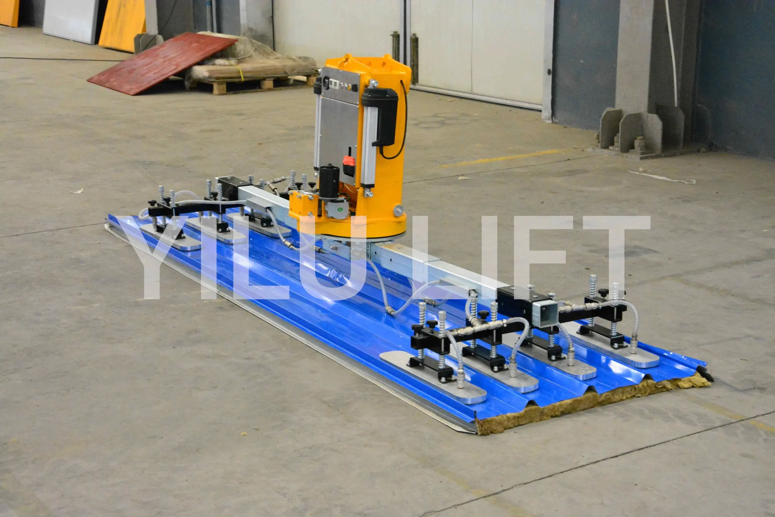 YILU LIFT sandwich panel lifter frame with rectangular suction pads
