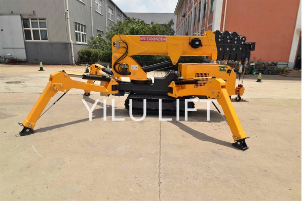 YILU LIFT spider crane on crawler tracks with compact body
